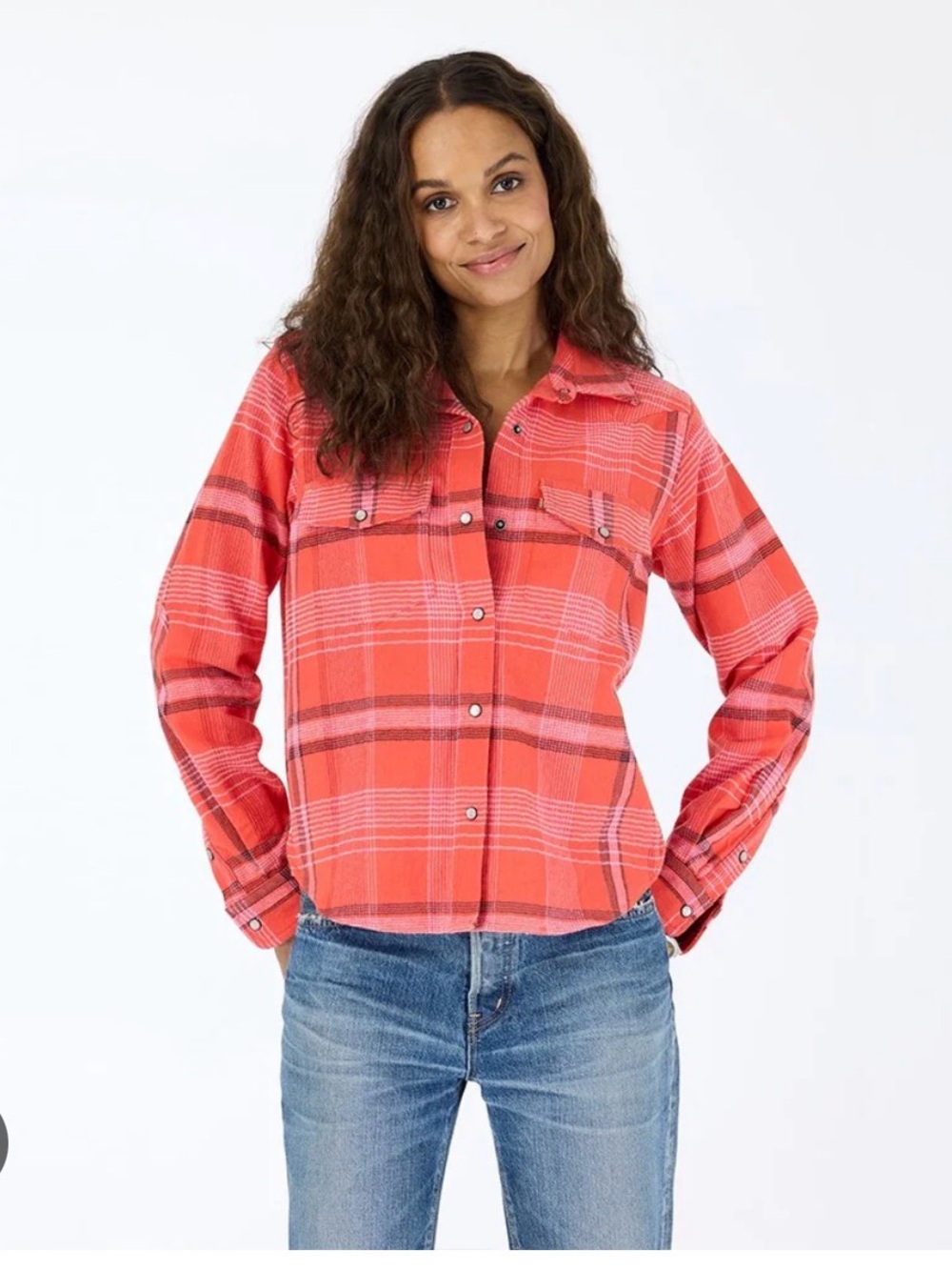 Kerri Rosen Pia Western Flannel Shirt